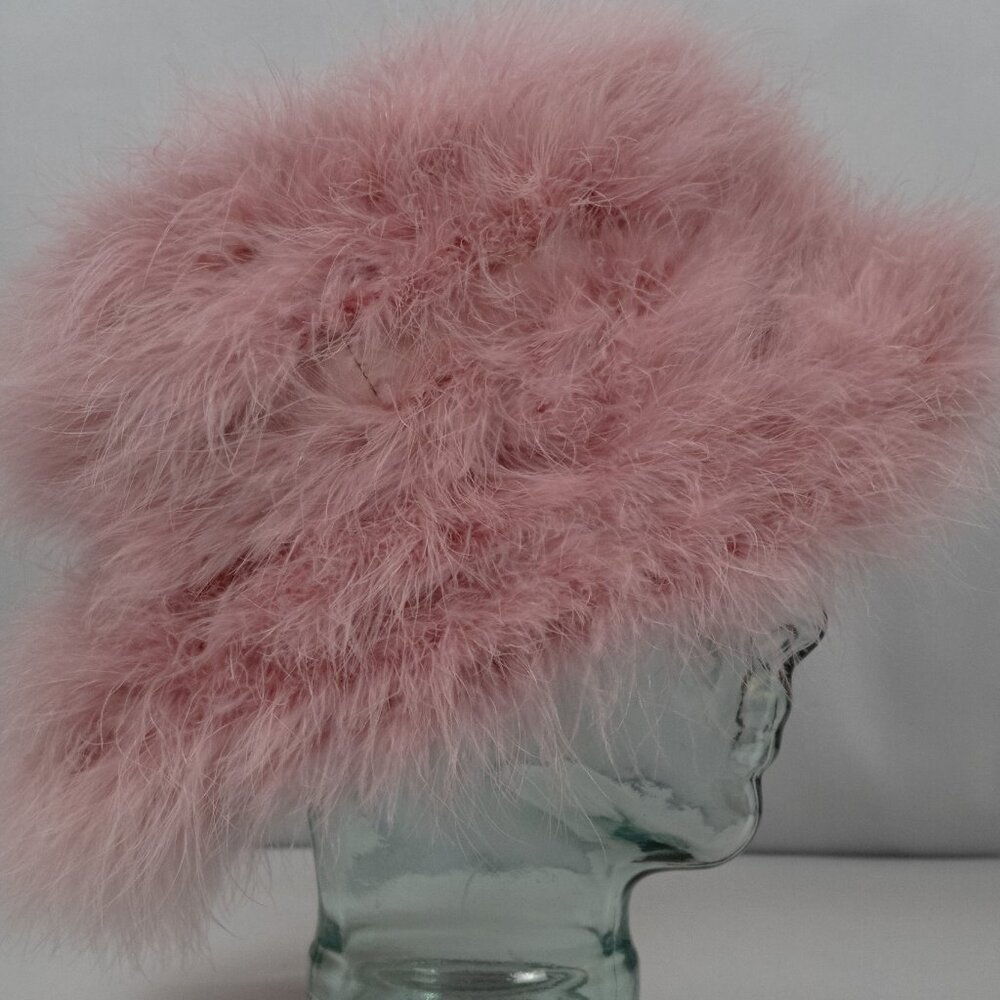 The Goldie Feathered Bucket Hat - Picture 6 of 7